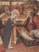 MARTORELL, Bernat (Bernardo) The Nativity (detail) dh oil